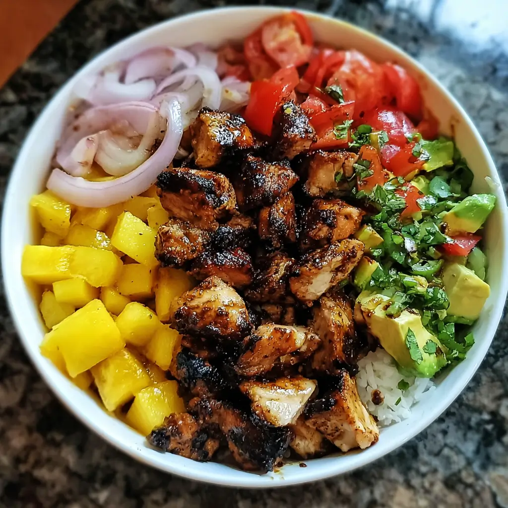Caribbean Jerk Chicken Bowl
