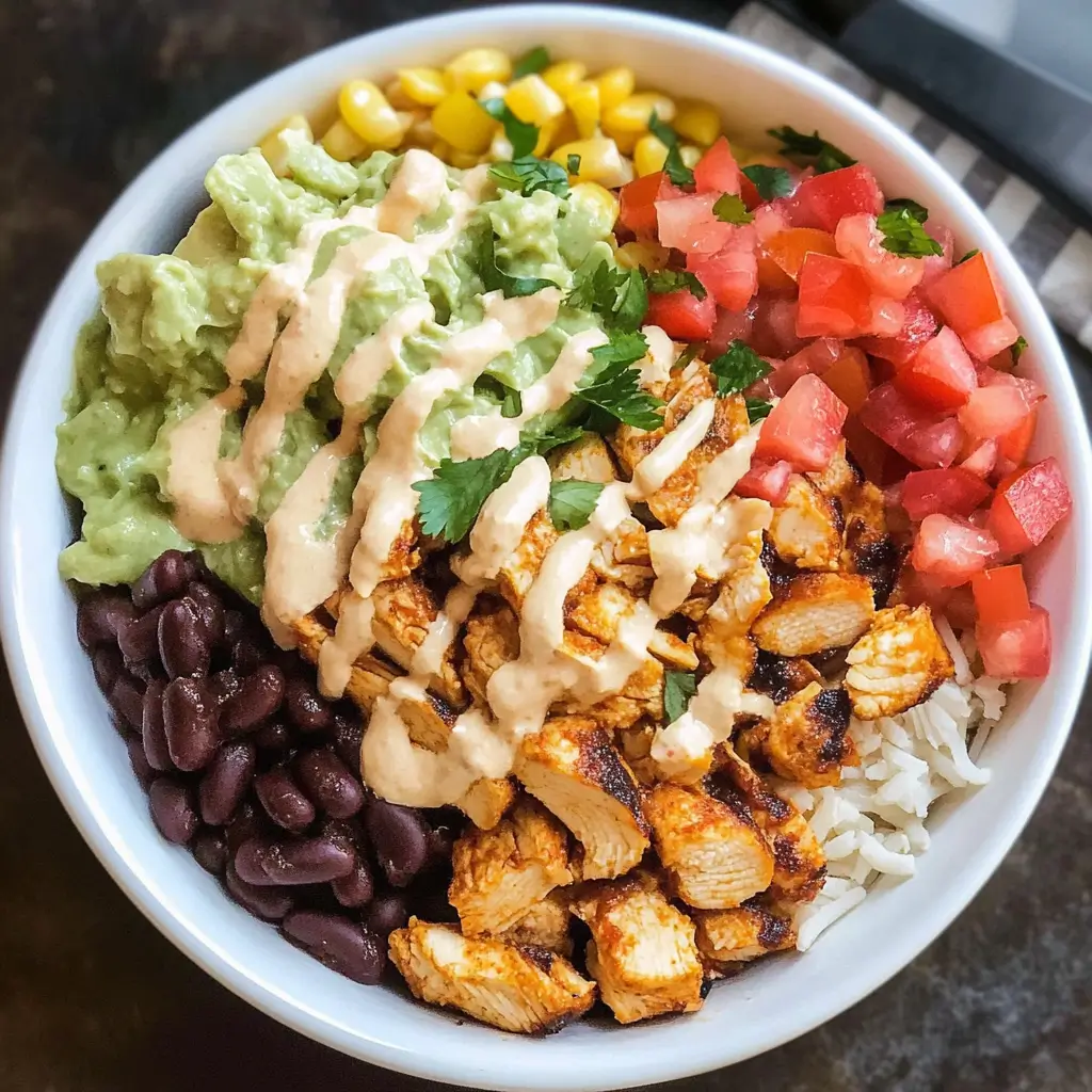 Chicken Burrito Yumm Bowls