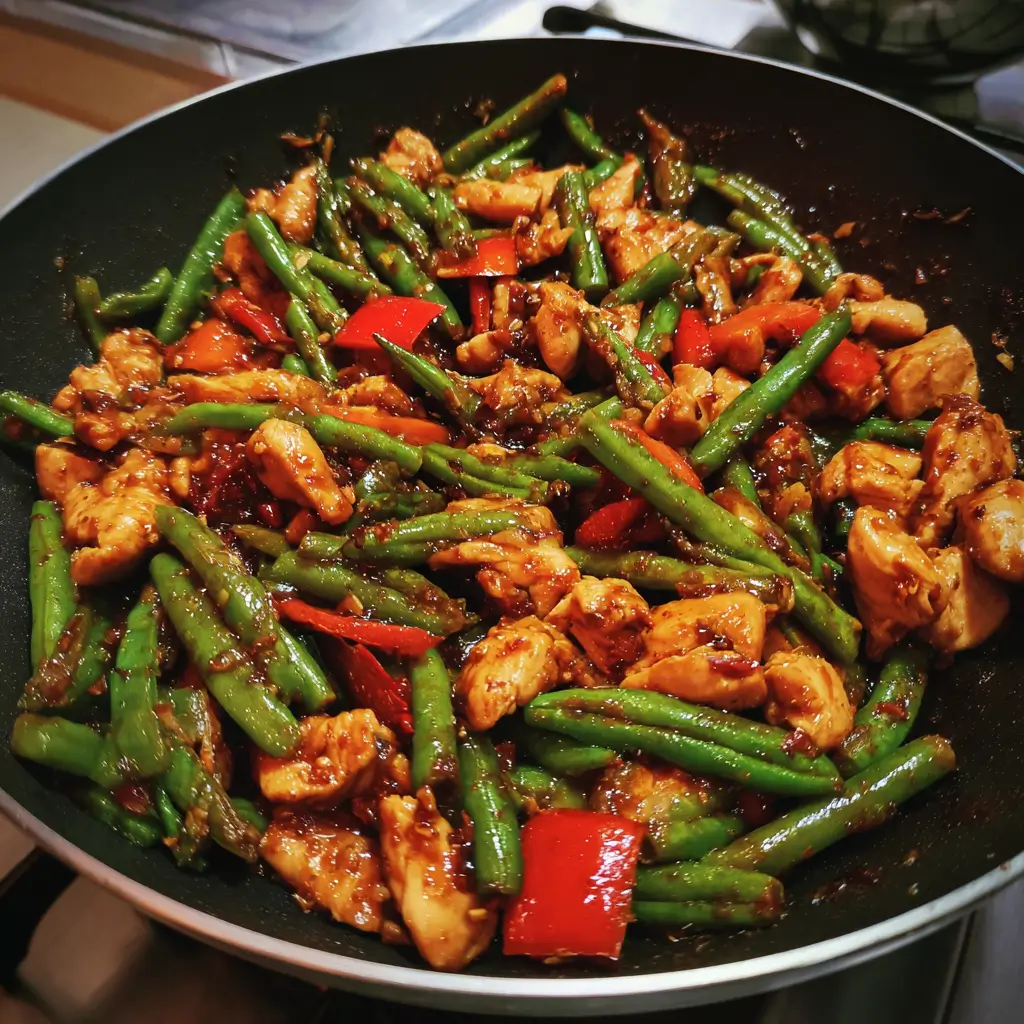 Chicken Green Bean Stir Fry