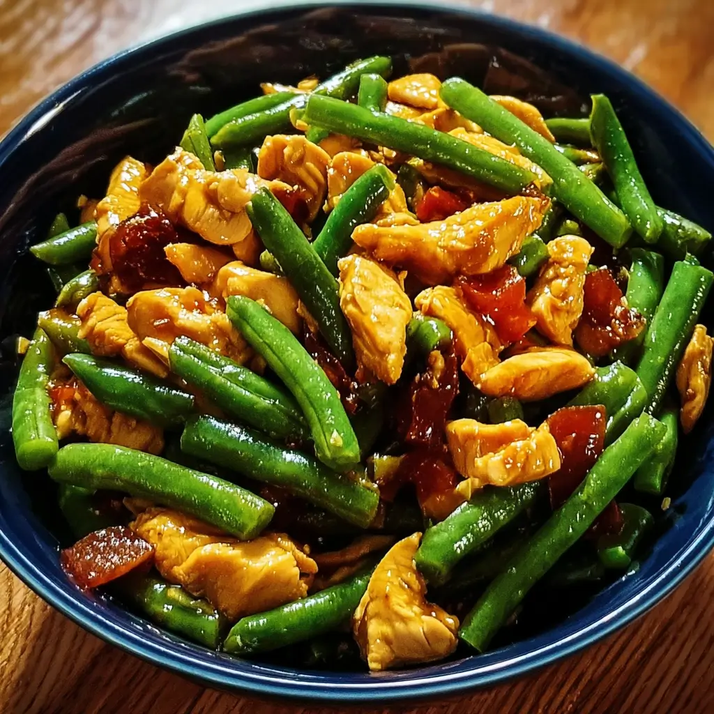 Chicken and Green Bean Stir-Fry