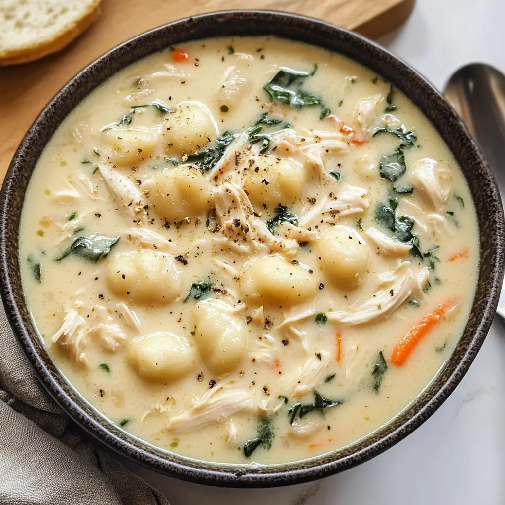Creamy Chicken Gnocchi Soup