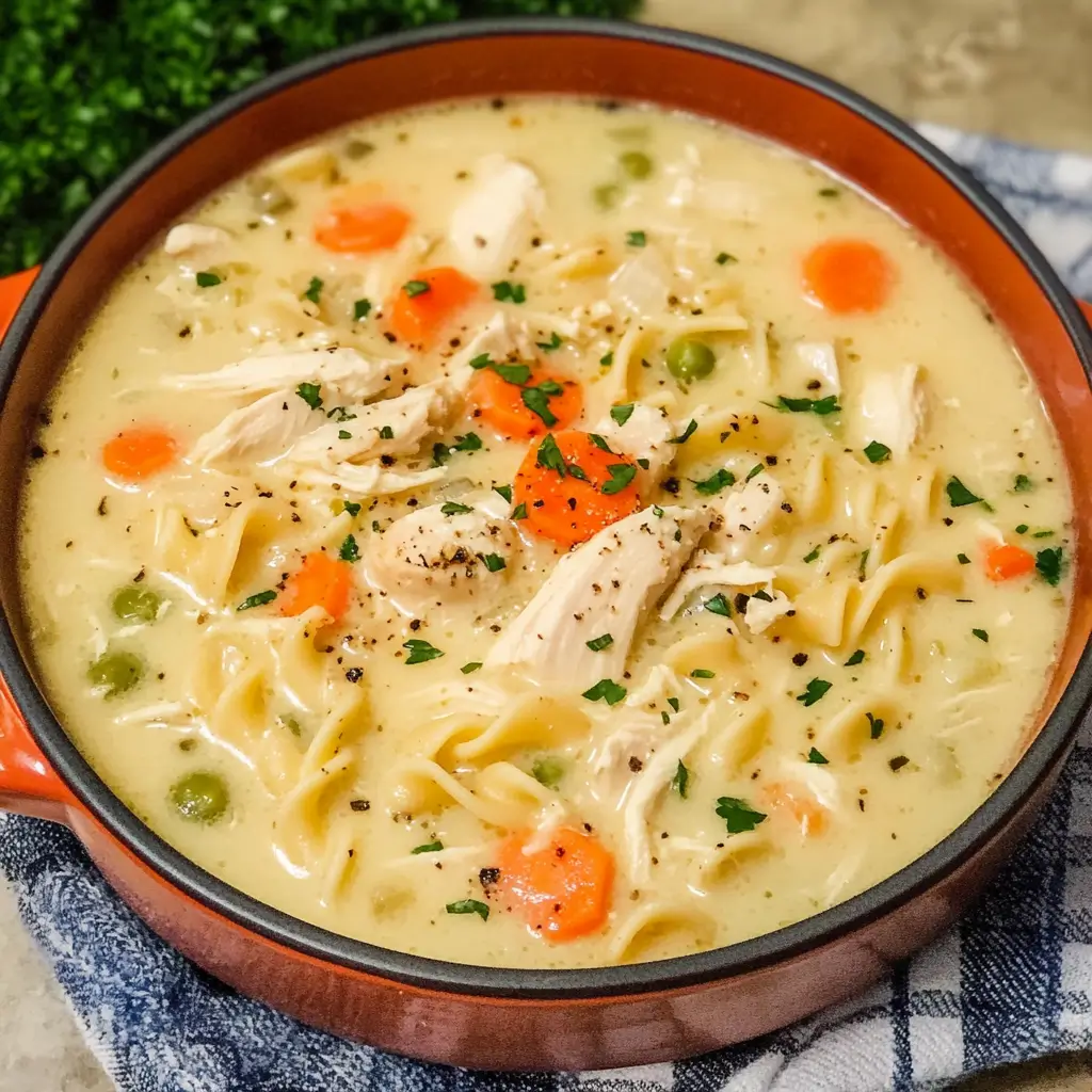 Creamy Chicken Noodle Soup