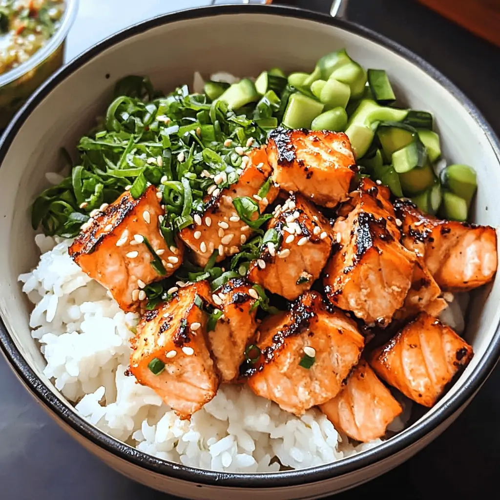 Crispy Salmon & Rice Bowl