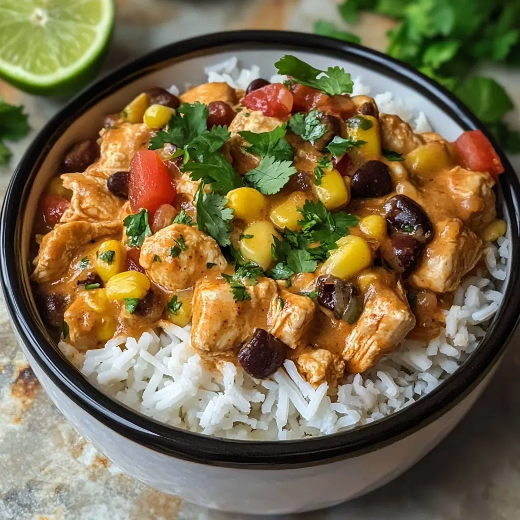 Crock Pot Fiesta Chicken