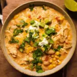 Crockpot Healthy White Chicken Chili