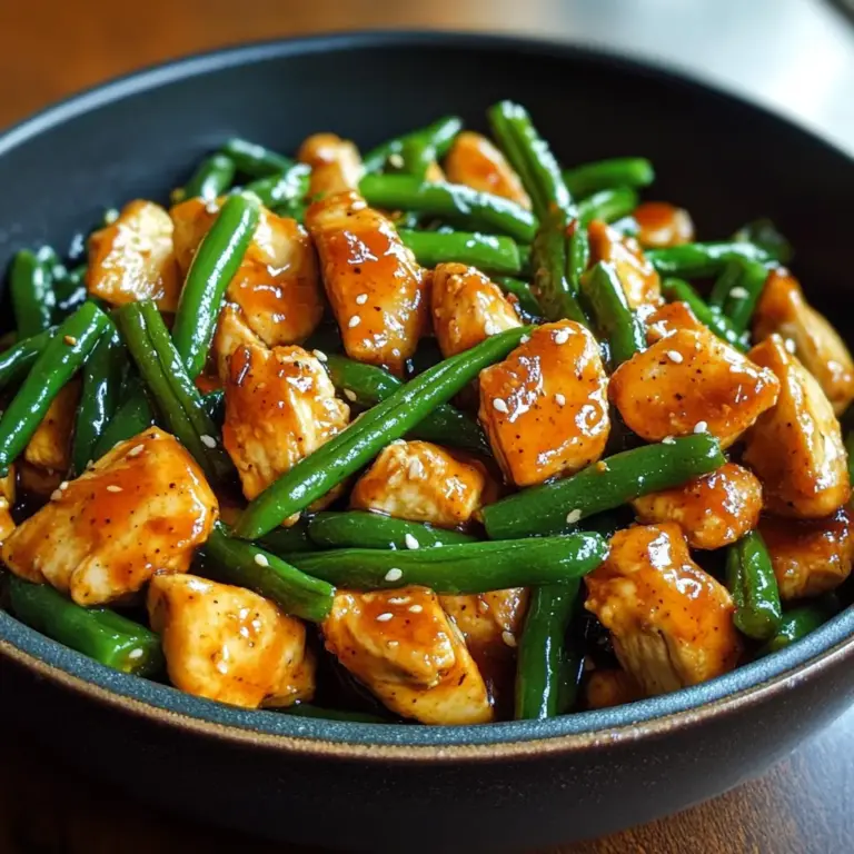 Easy Chicken and Green Beans
