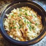Easy Crockpot Chicken and Rice