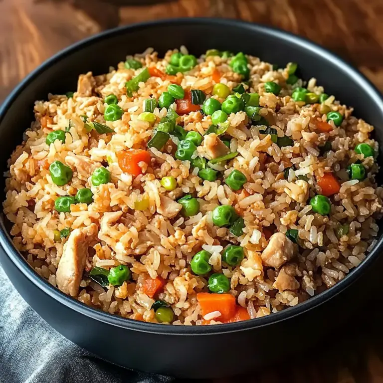 Easy Ground Chicken Fried Rice