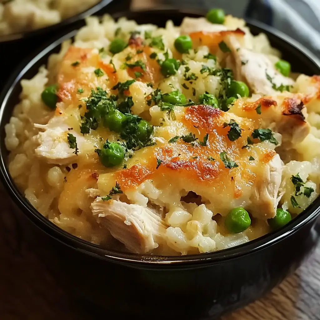 Emergency Chicken Rice Casserole