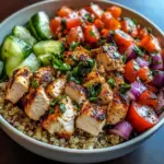 Greek Chicken Quinoa Bowl