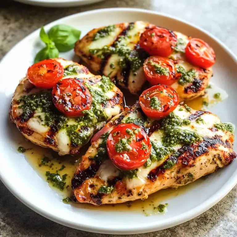 Grilled Chicken Margherita