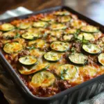 Ground Beef and Zucchini Casserole