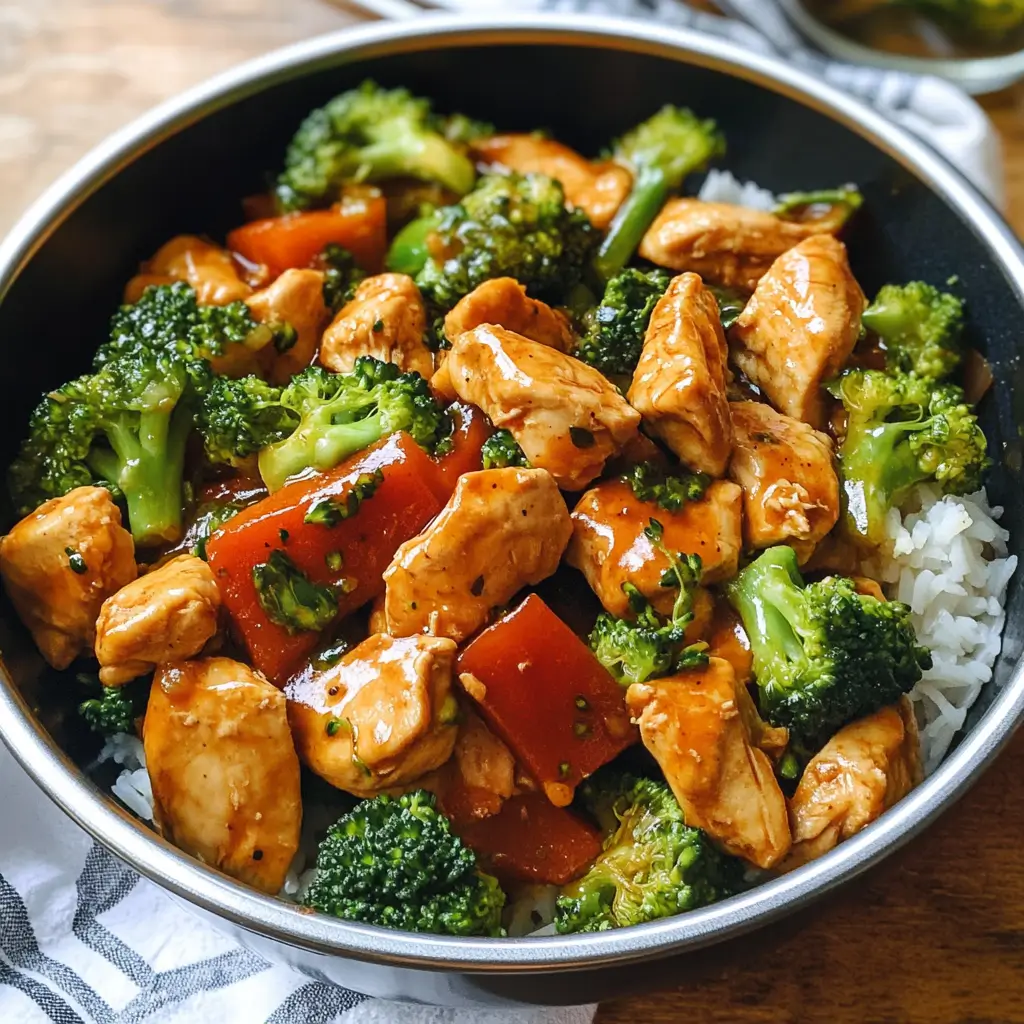 Healthy Chicken Stir-Fry with Broccoli