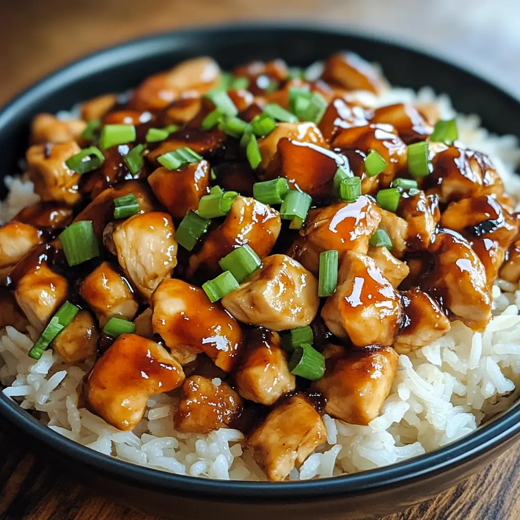 Honey BBQ Chicken Rice