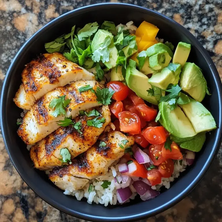 Low Carb Fish Taco Bowls