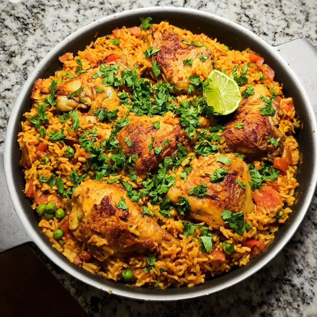 Mama’s Puerto Rican Chicken and Rice