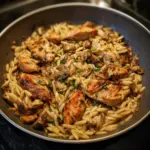 Marsala Chicken Orzo
