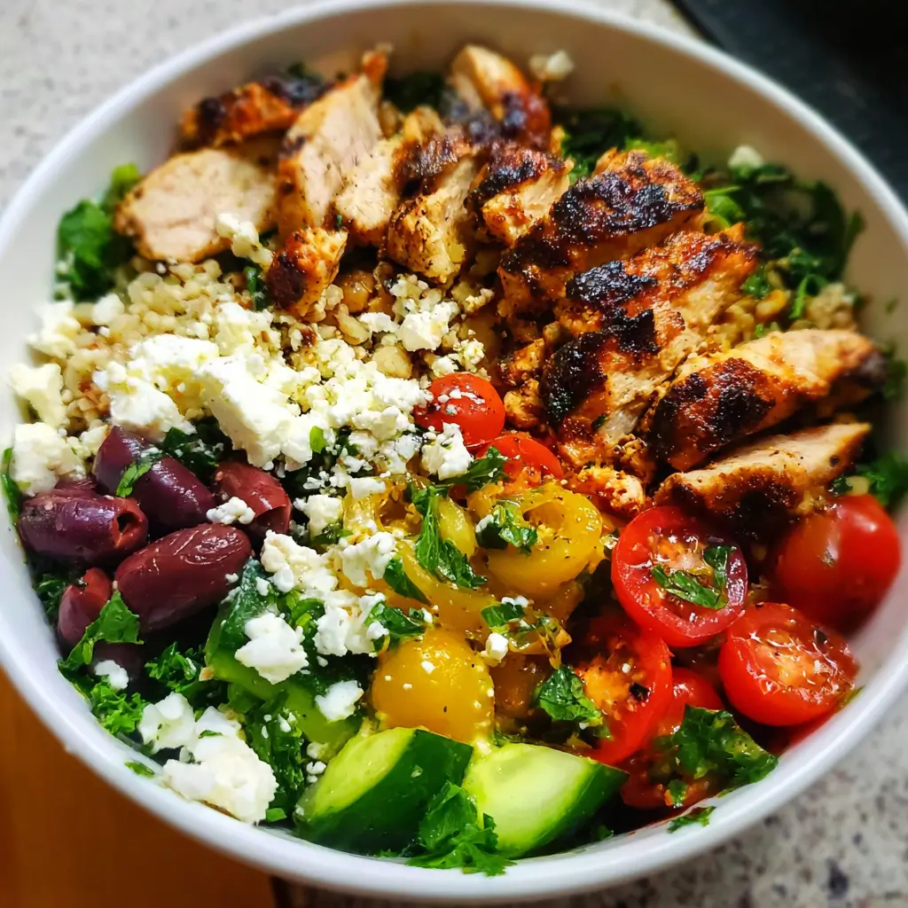 Mediterranean Chicken Bowl