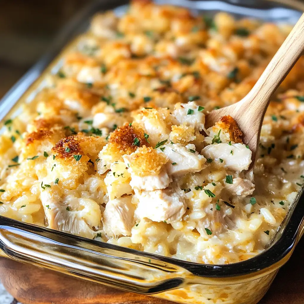 Million Dollar Chicken & Rice Casserole