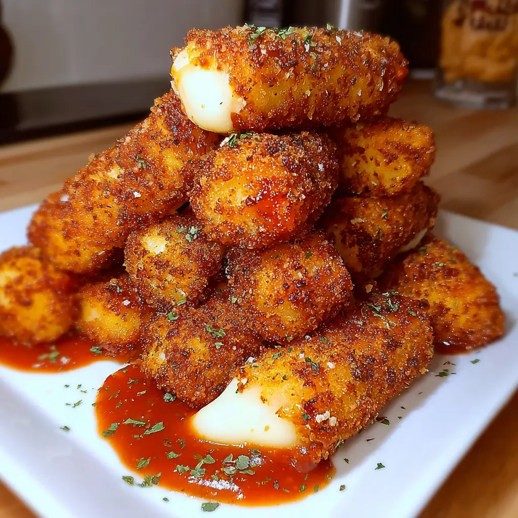 Nashville Hot Mozzarella Sticks