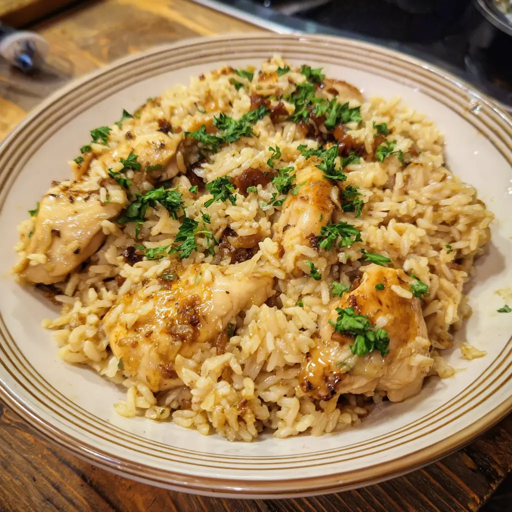 No-Peek Chicken and Rice