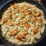 One-Pan Creamy Parmesan Chicken and Rice