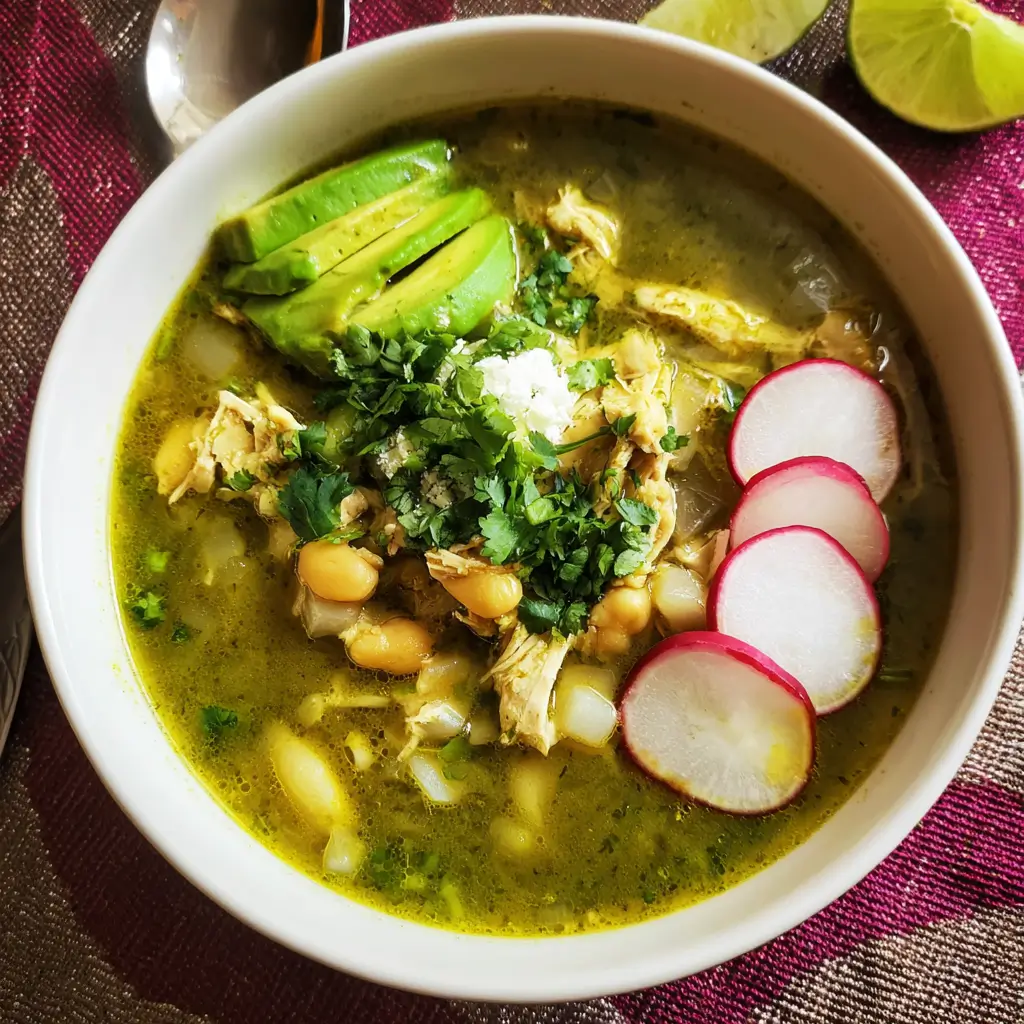 Pozole Verde de Pollo Recipe