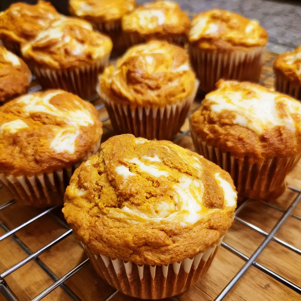 Pumpkin Cream Cheese Muffins