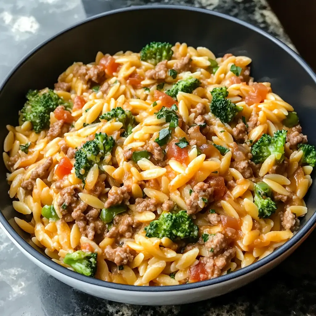 Quick Ground Turkey Orzo Recipe