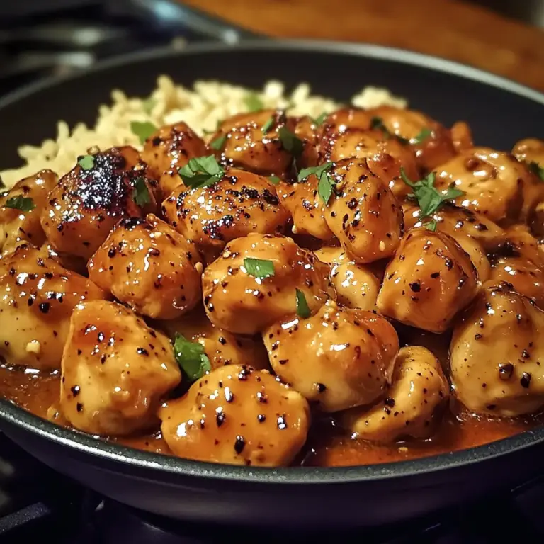 sweet and spicy honey pepper chicken