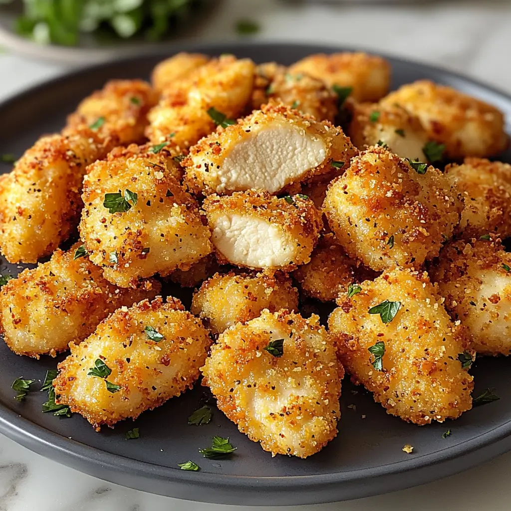 Air Fryer Ranch-Crusted Chicken Bites