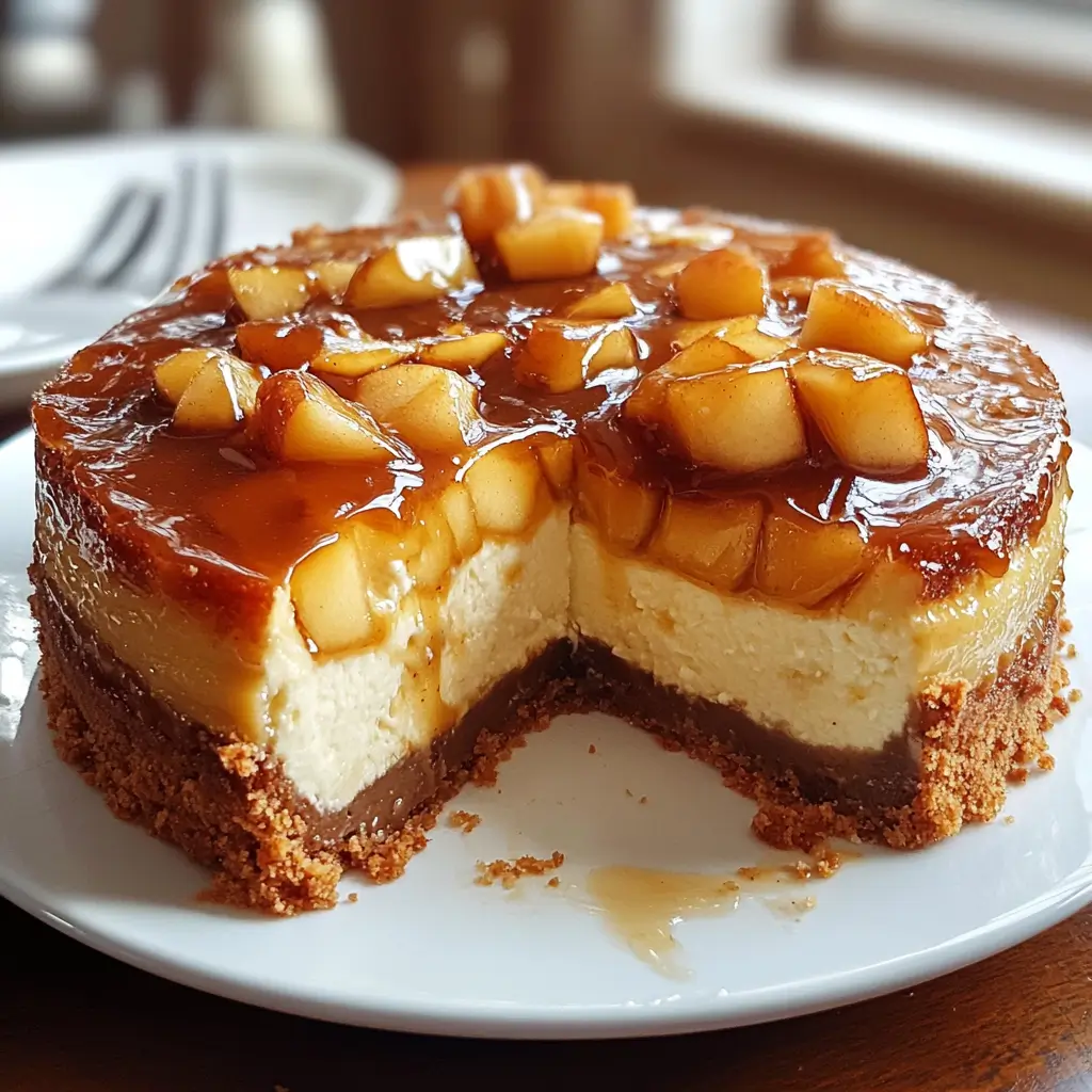 Caramel Apple Cheesecake