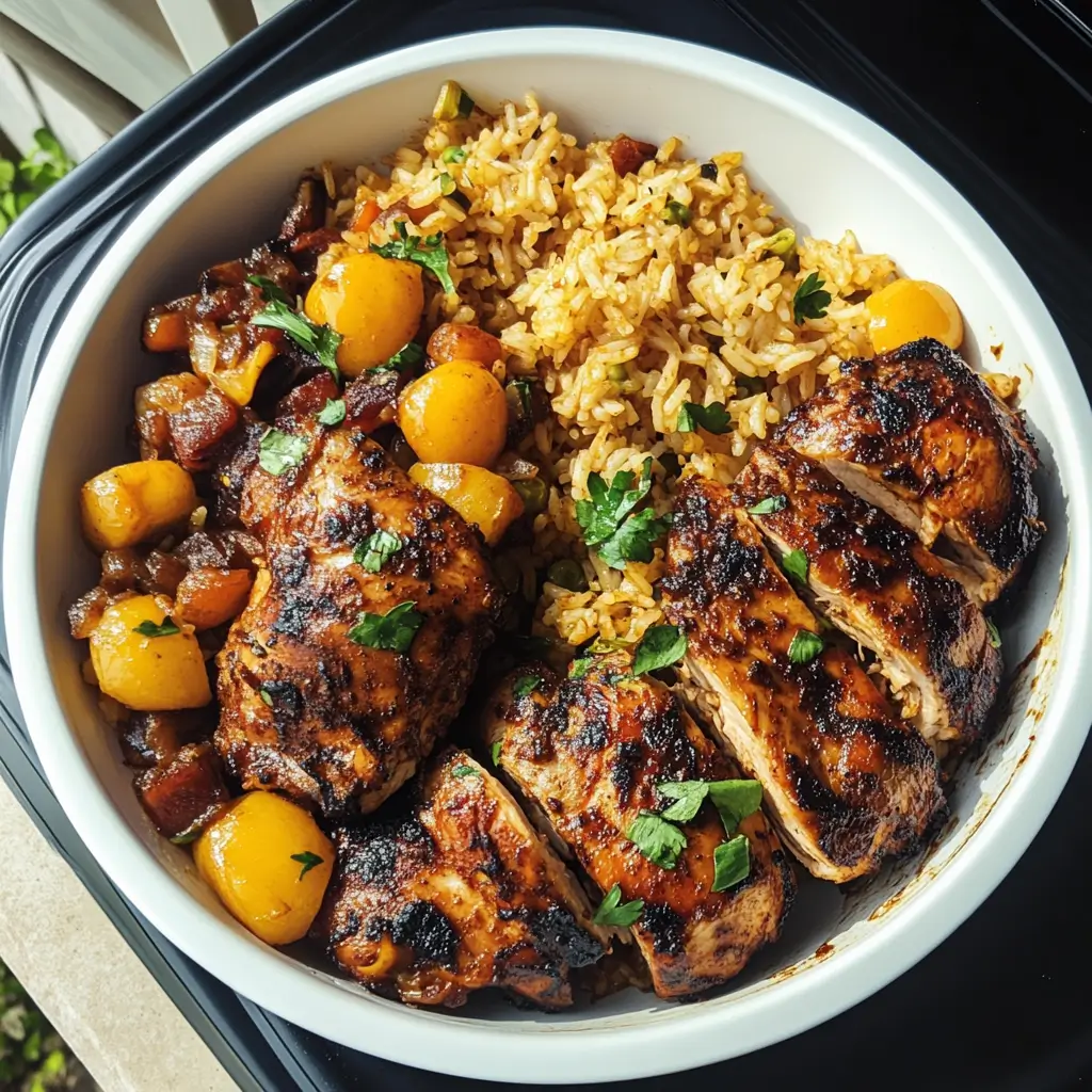 Caribbean Jerk Chicken and Rice
