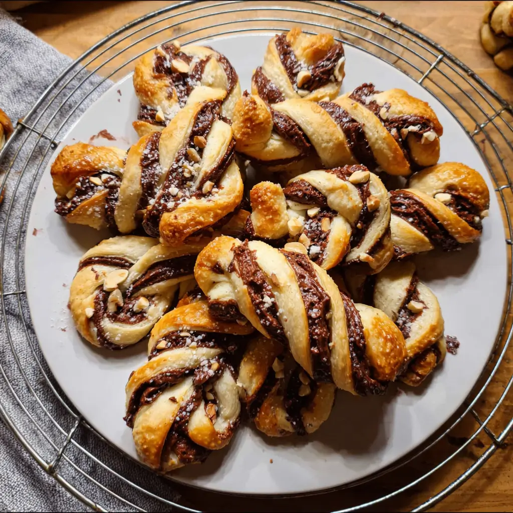 Chocolate Hazelnut Twists