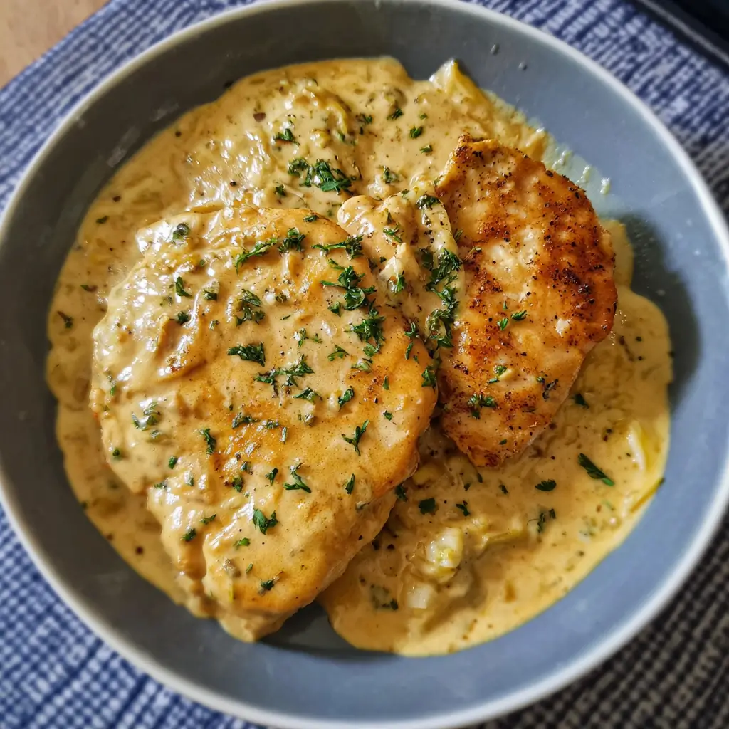 Creamy Garlic Chicken Recipe