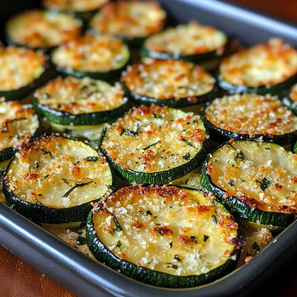 Crispy Baked Parmesan Zucchini Recipe