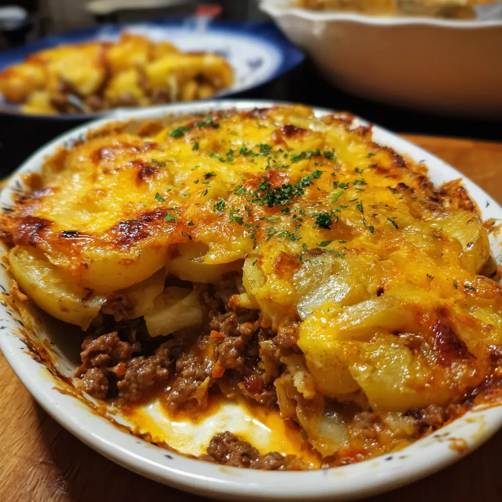 Easy Beef and Potato Casserole
