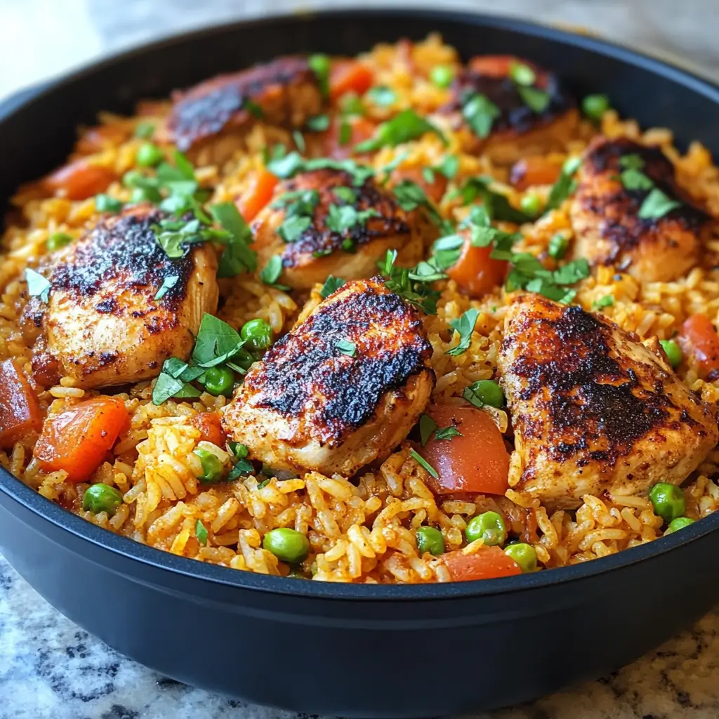 Easy One Pot Cajun Chicken and Rice