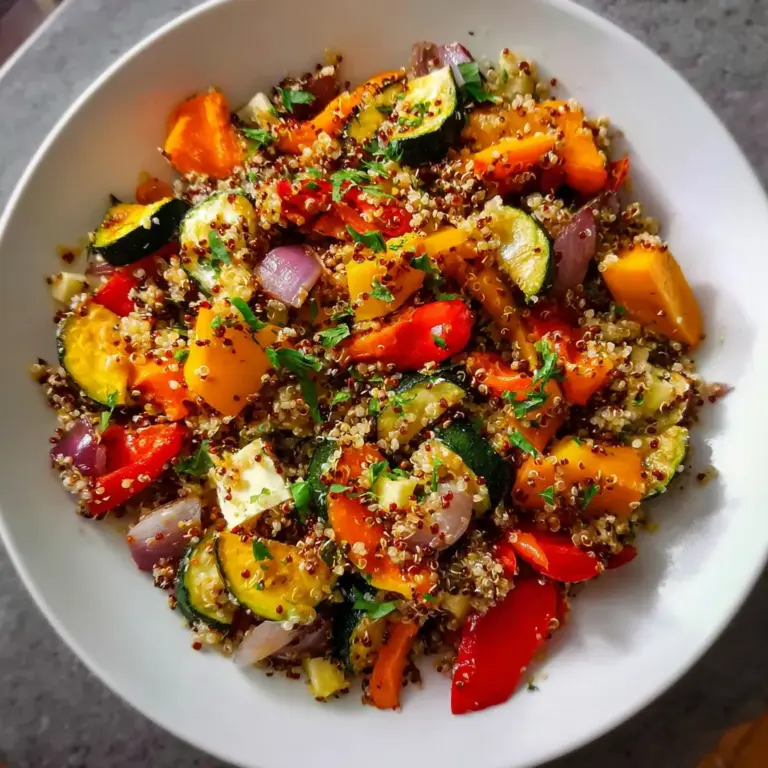 Easy Quinoa Salad with Roasted Vegetables