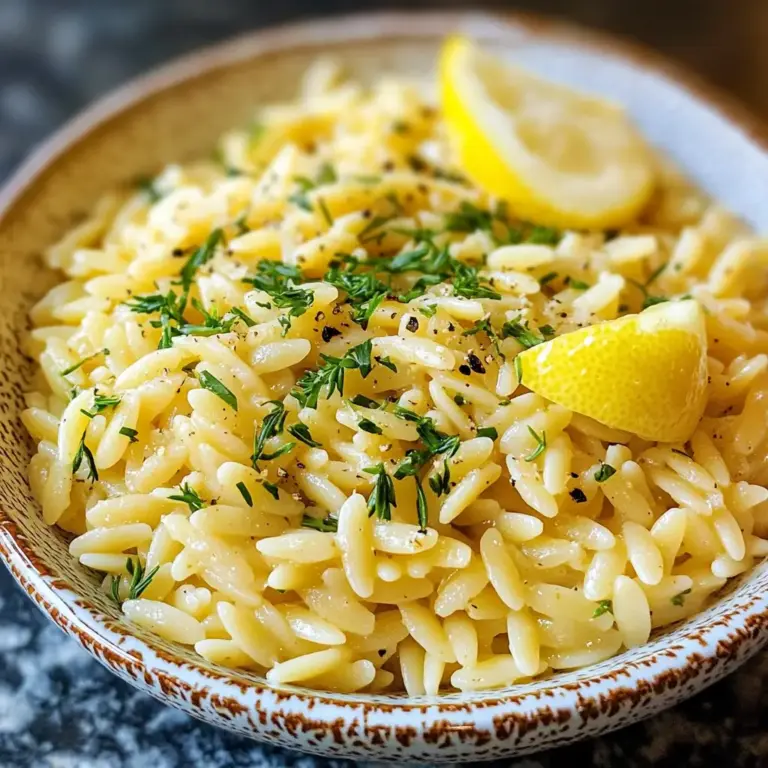 Greek Orzo with Lemon and Herbs
