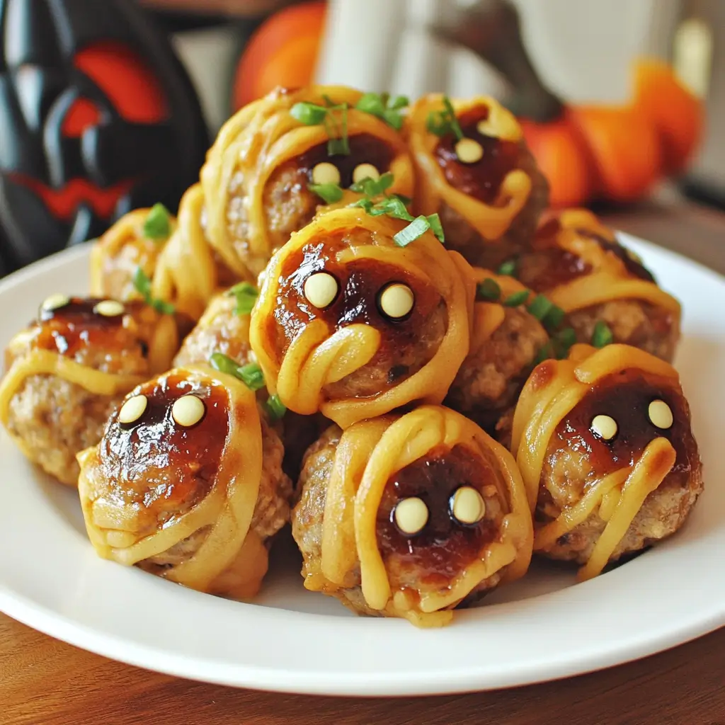 Halloween Meatballs Recipe