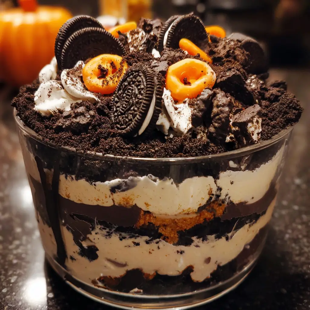 Halloween Oreo Dirt Cake Recipe