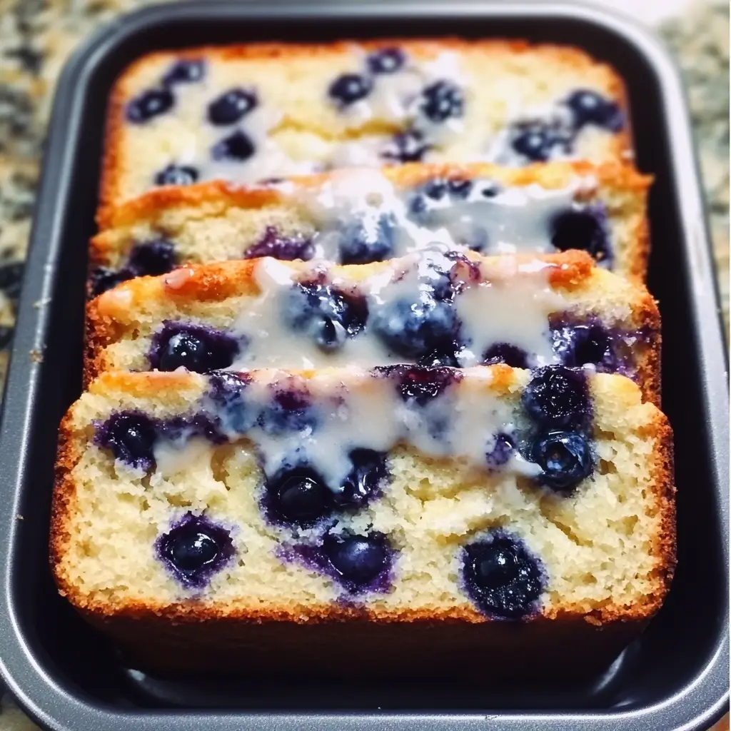 Irresistibly Moist Lemon Blueberry Bread