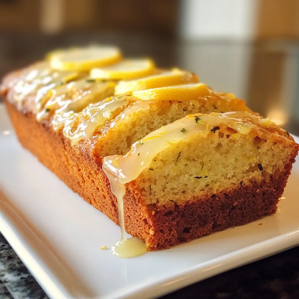 Lemon Zucchini Bread With Fresh Lemon Glaze