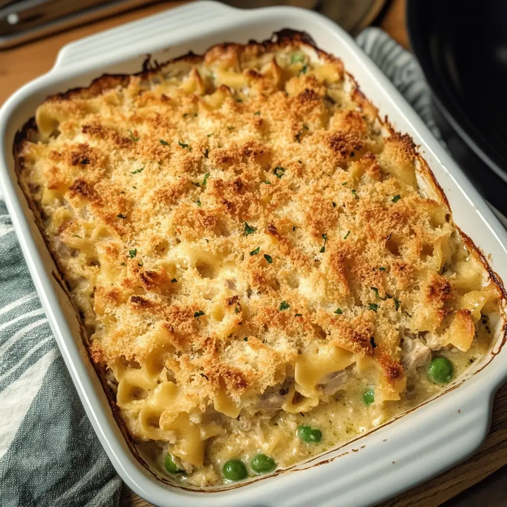 Old Fashioned Tuna Noodle Casserole