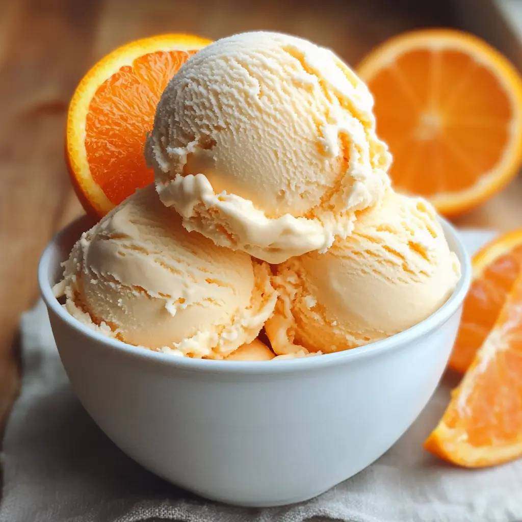 Orange Creamsicle Ice Cream