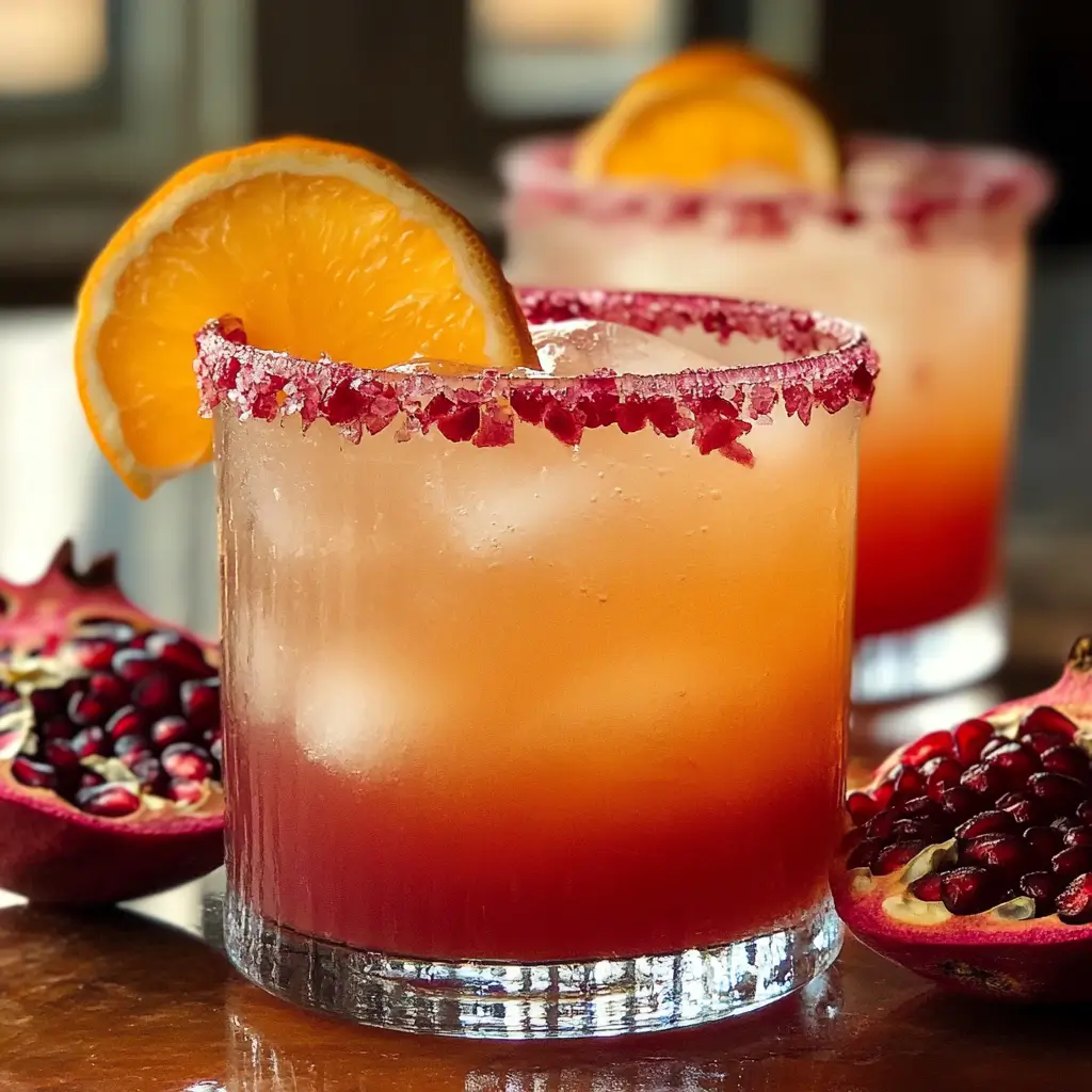 Orange Pomegranate Margarita