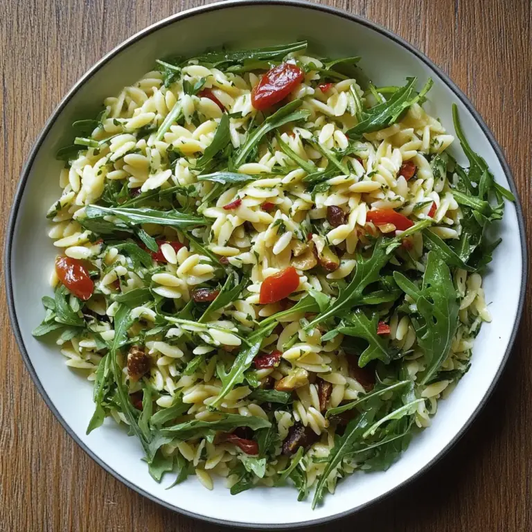 Orzo Arugula Salad
