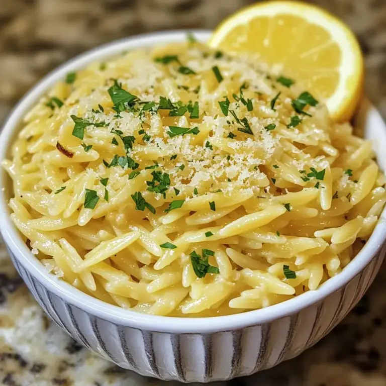 Parmesan Lemon Orzo