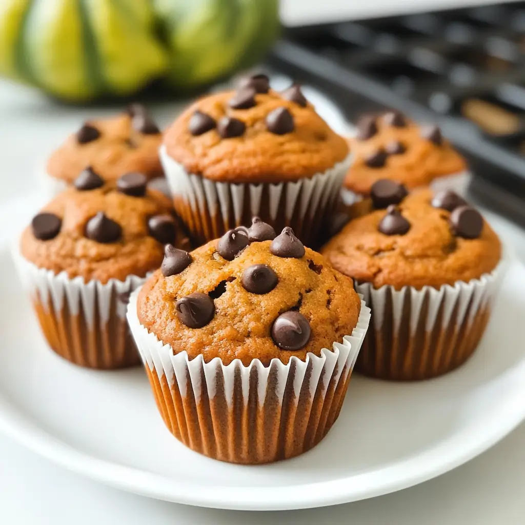 Pumpkin Chocolate Chip Muffins